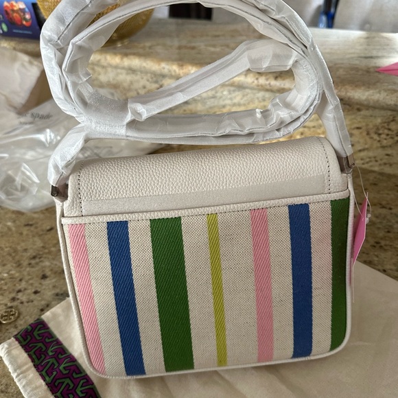 New Kate spade run around breezy stripe crossbody bag - Picture 6 of 10